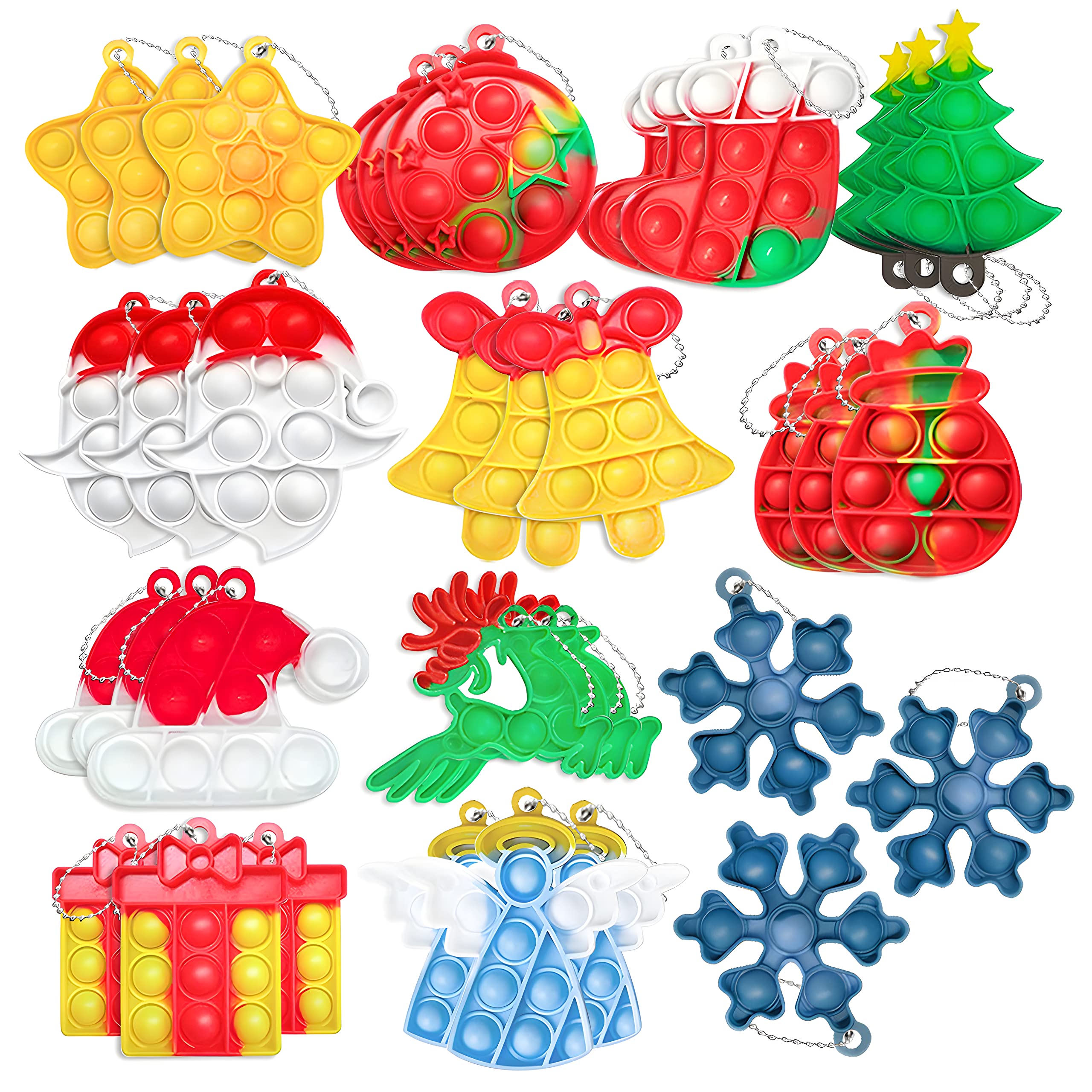 GETIEN Christmas pop fidget tree – festive tactile design for stress relief