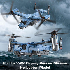 GEVINST V-22 Osprey cockpit detail with realistic controls for an authentic build