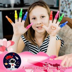 GEWUJATOP clear bags accompany glow gifts for easy distribution.