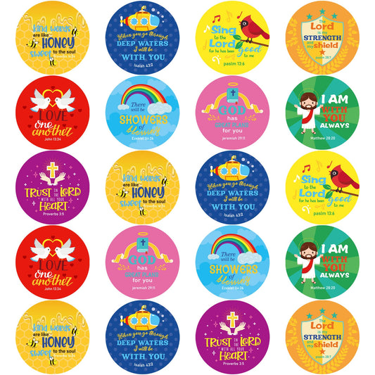 Geyee angel-style stickers pack ideal for kids crafts and church projects.