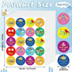 Geyee Bible verse stickers collection offers daily encouragement for kids.