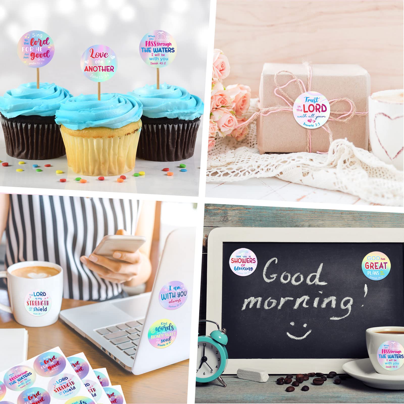 Geyee premium sticker set, removable without residue on most surfaces.