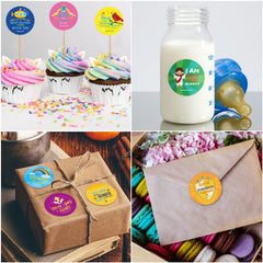 Geyee durable adhesive stickers easy to peel and stick on multiple surfaces.