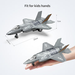 Geyiie fighter jet toy plane packaging, 1-72 scale fits small hands
