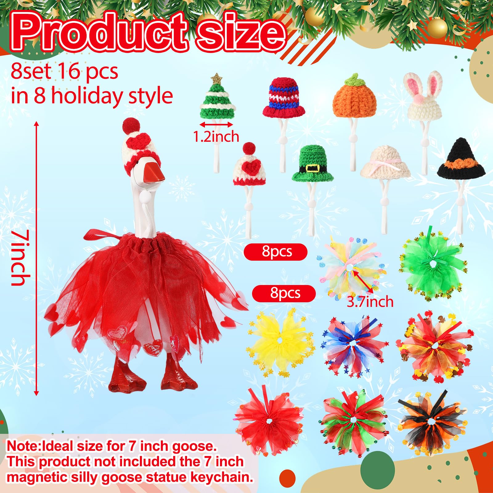 Geyoga 8-set goose tutu skirts for versatile seasonal styling