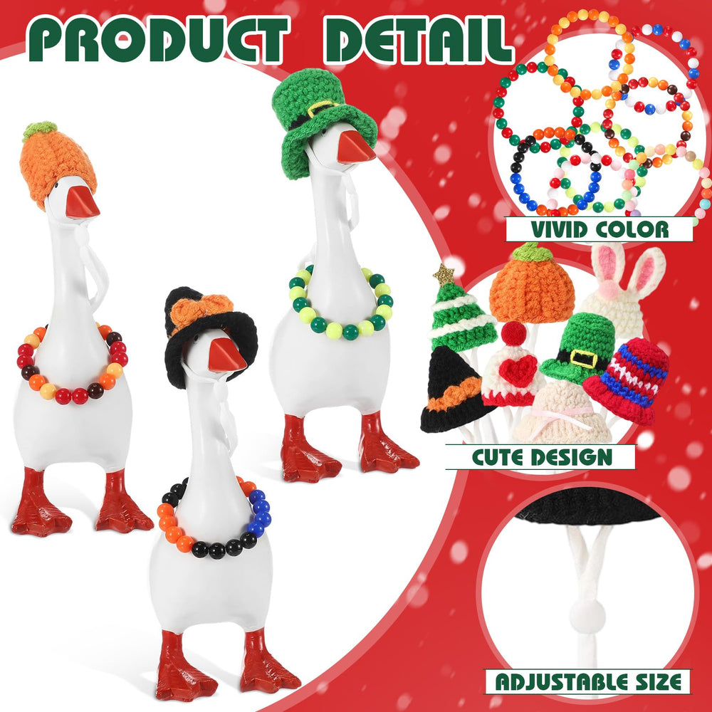 Geyoga goose costume mix and match creates charming holiday scenes for photos.