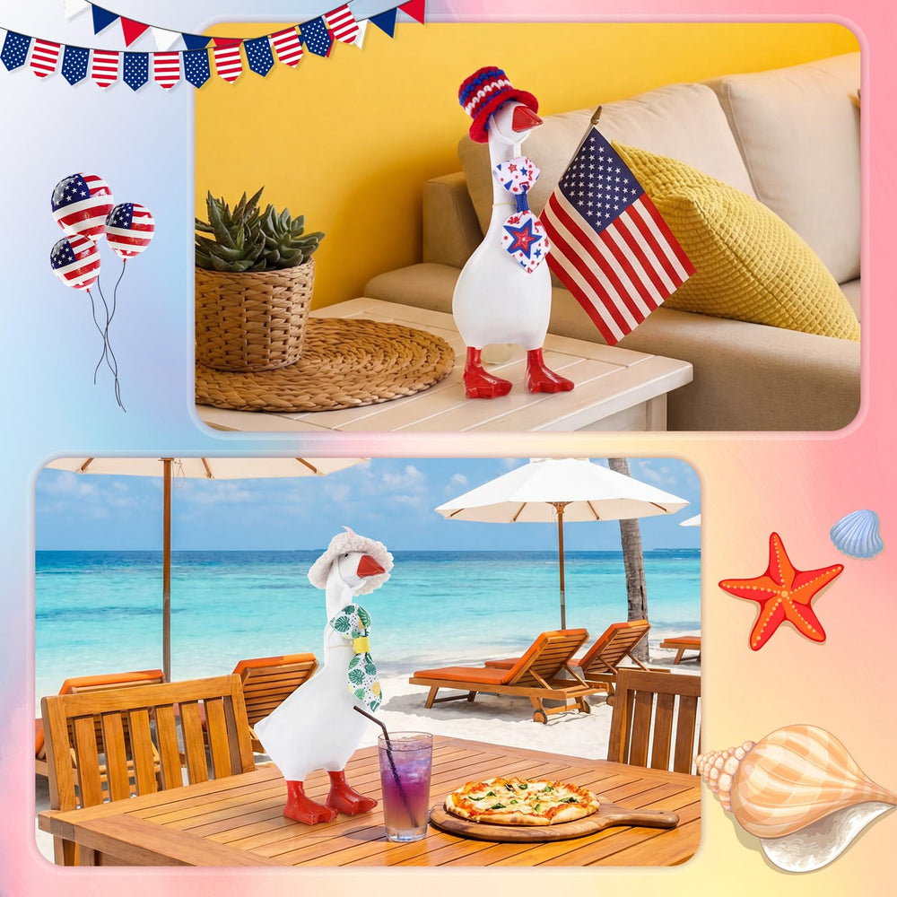 Geyoga holiday goose outfits add warm charm for photos and gifts