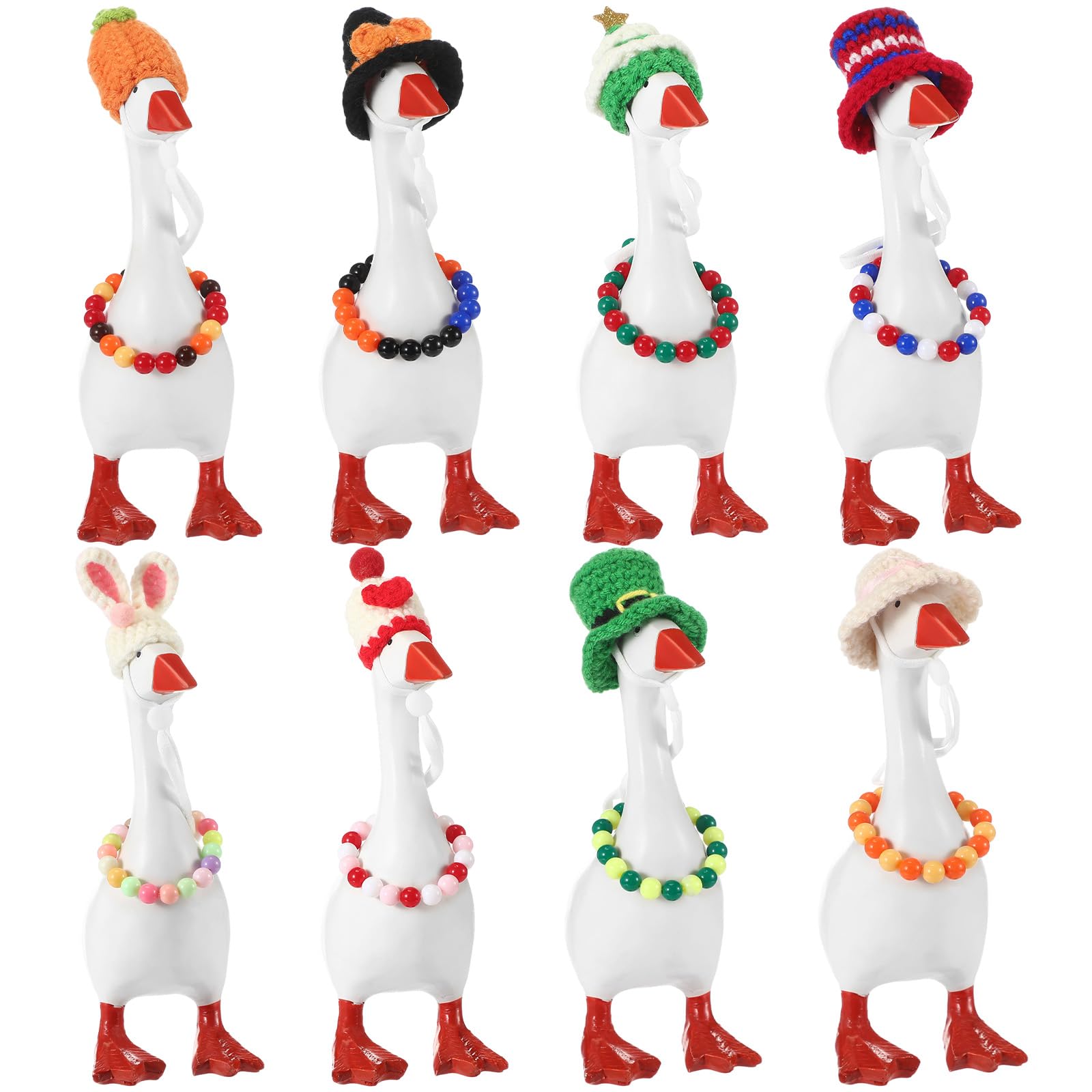 Geyoga mini desk goose hat collection adds playful seasonal flair to your desk decor.