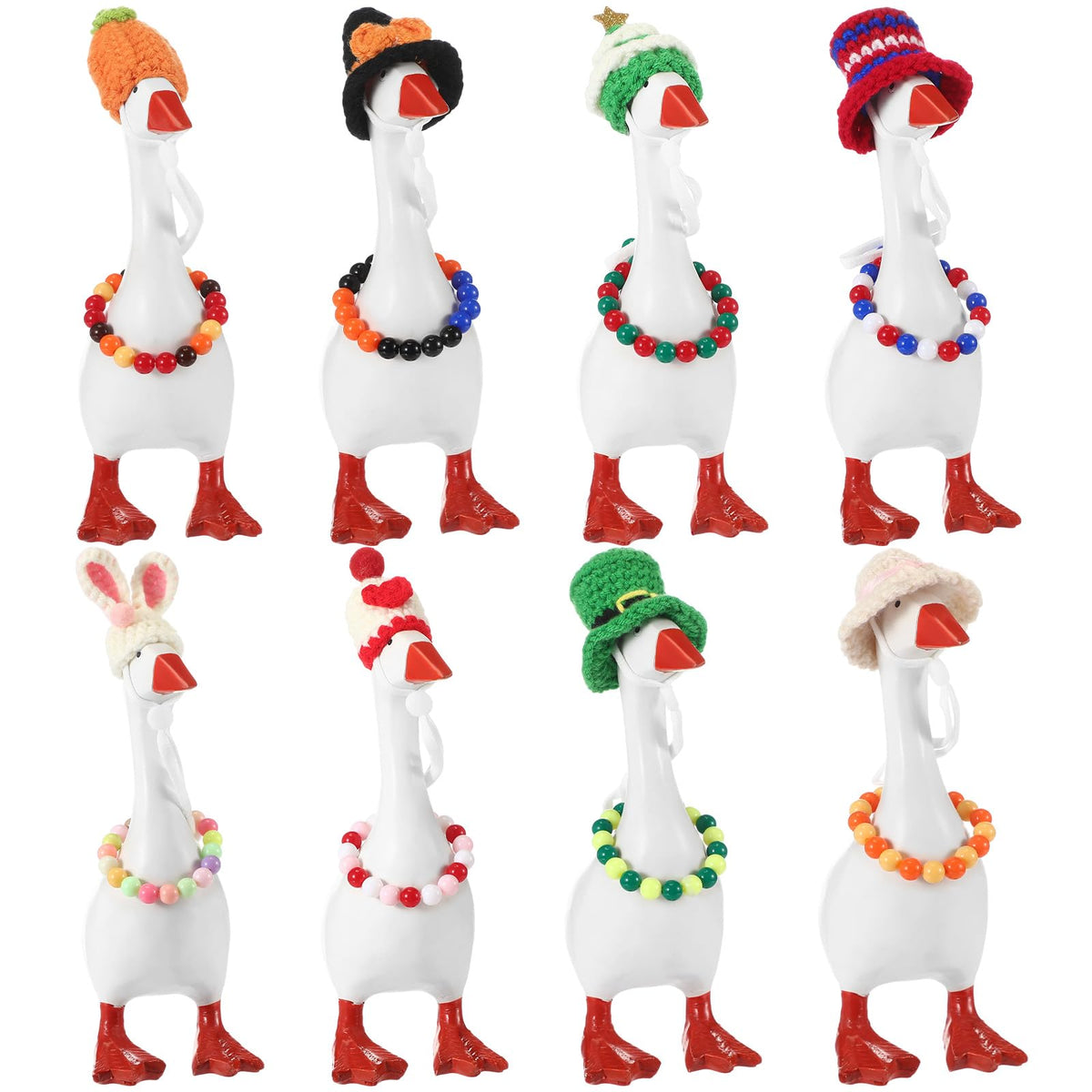 Geyoga mini desk goose hat collection adds playful seasonal flair to your desk decor.