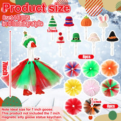 Geyoga mini goose tutus eight-pack add festive flair to your desk display