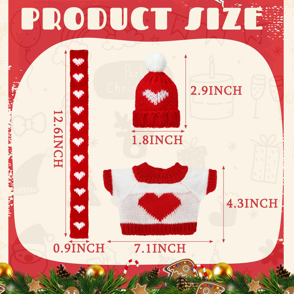 Geyoga Valentine doll sweaters offer easy dressing for creative doll fashion.