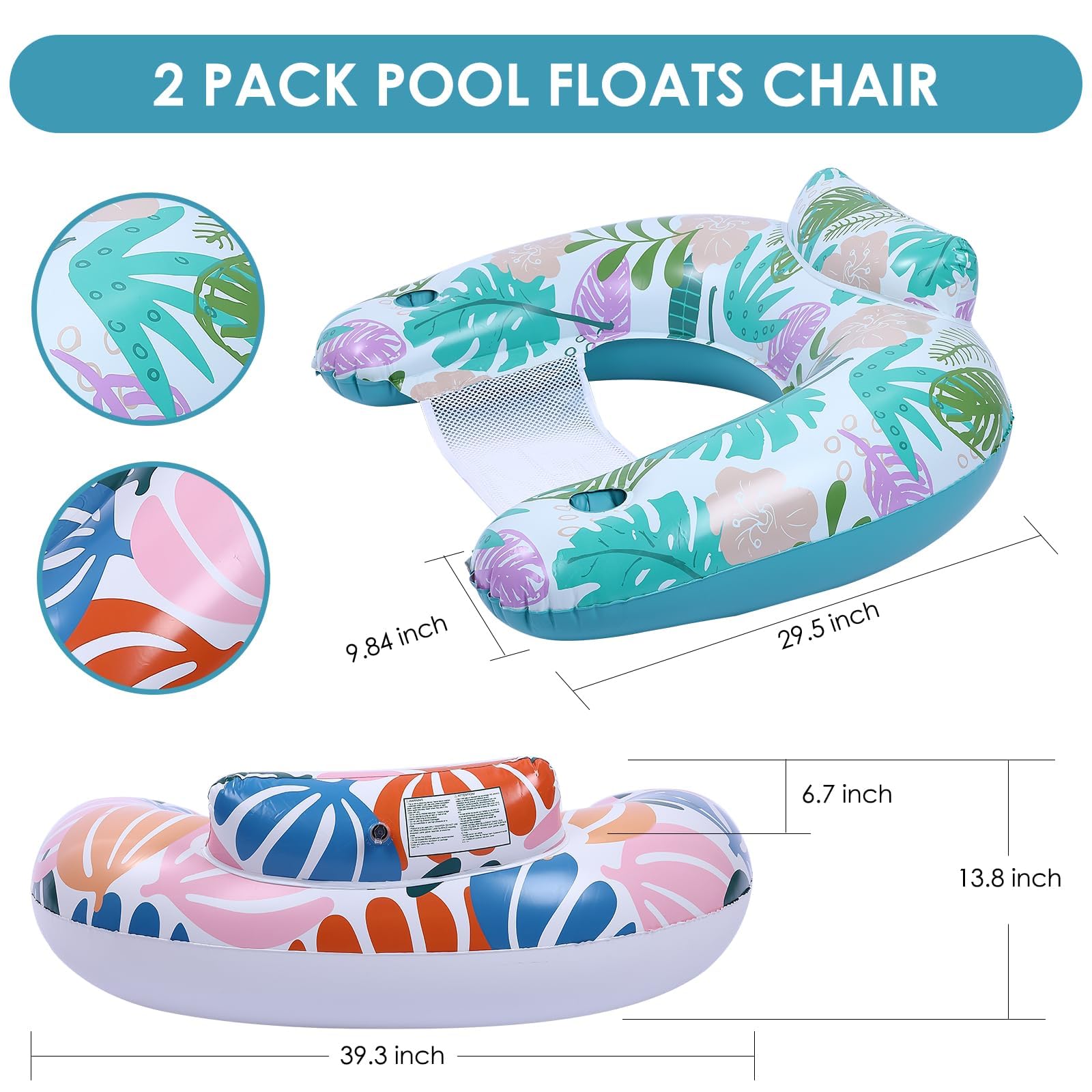 Portable and quick-drying, GG ZHONG QUAN floats deflate and roll for travel
