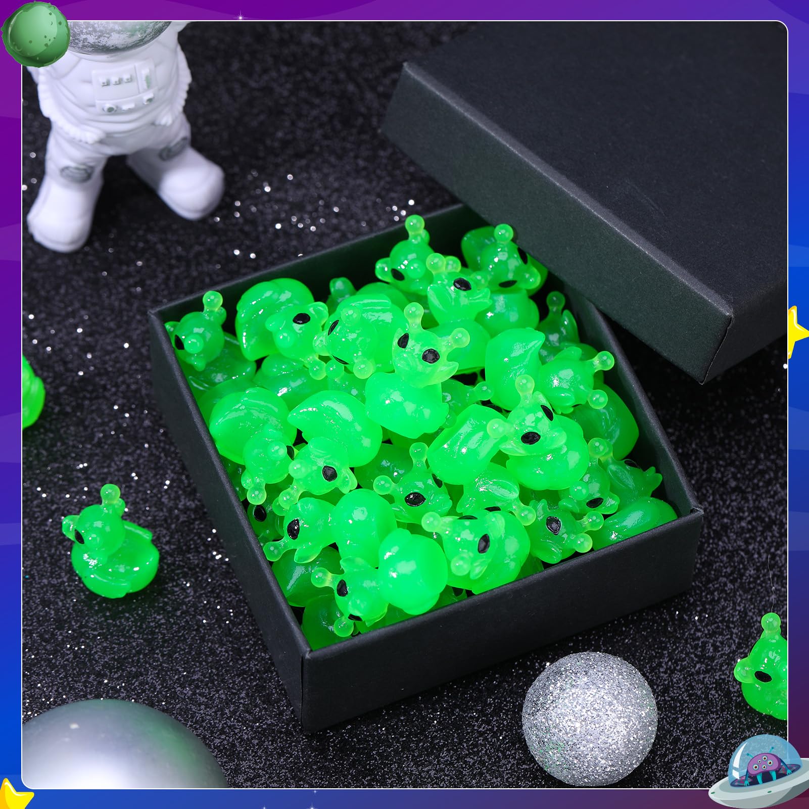 GGSTDDUP alien ducks toy collection is portable for on-the-go crafting.