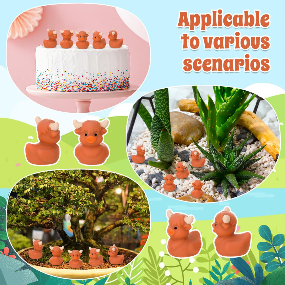 GGSTDDUP bright-color resin ducks with detailed features for tactile play and display.