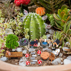 GGSTDDUP fairy garden ornaments spark creativity in craft projects