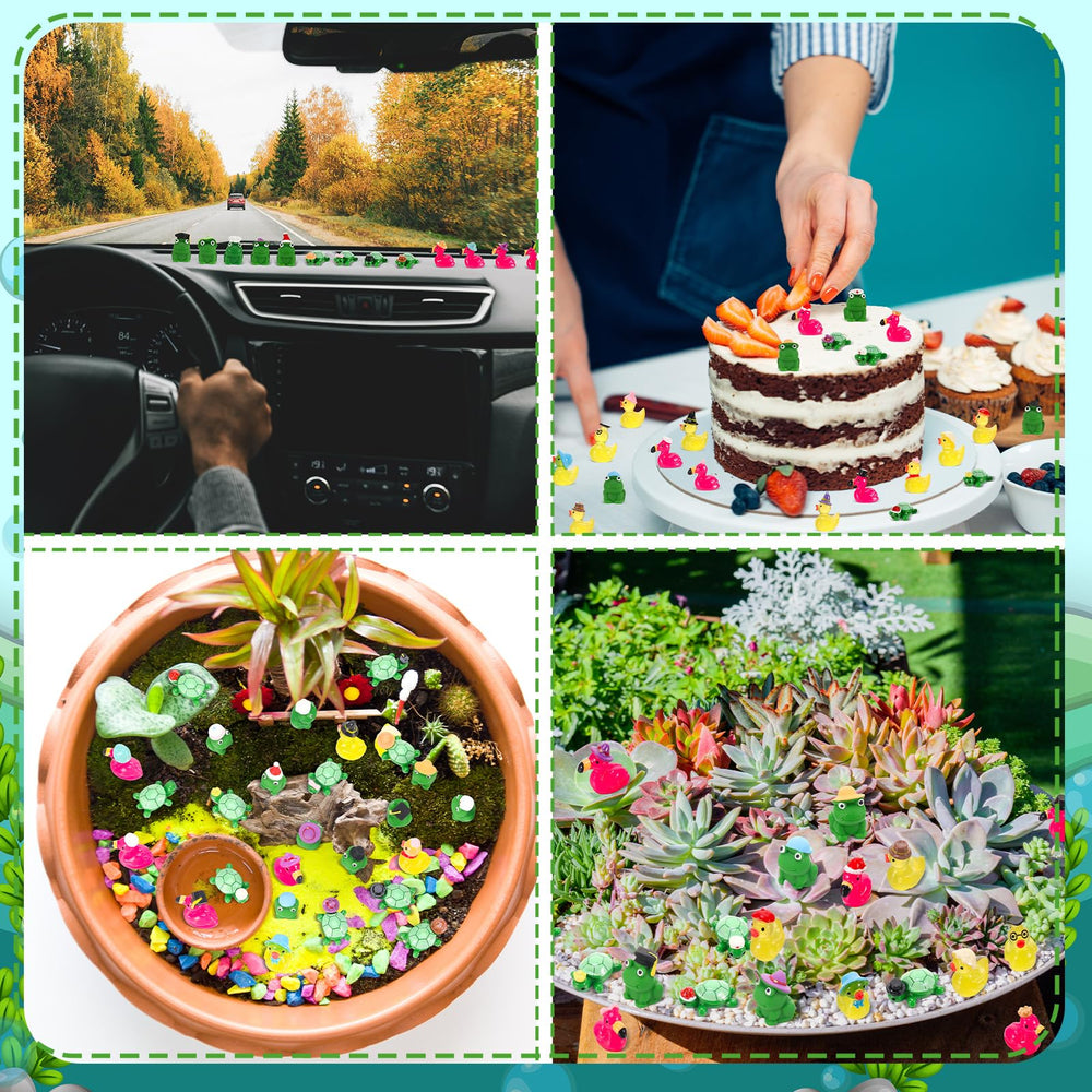 GGSTDDUP hat collection mini-figures add whimsy to projects.