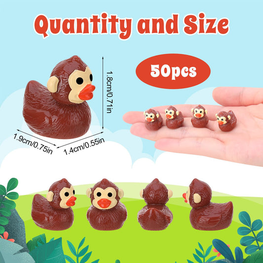 GGSTDDUP mini bigfoot resin ducks add cute desk accents and gifts.