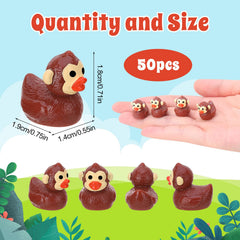 GGSTDDUP mini bigfoot resin ducks add cute desk accents and gifts.