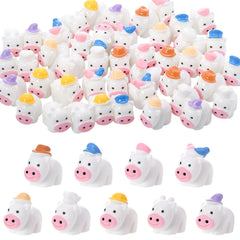 GGSTDDUP mini cow clown figure adds playful whimsy to parties or shelves.