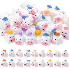 GGSTDDUP mini cow mechanic figurine suits workshop decor and hobby builds.