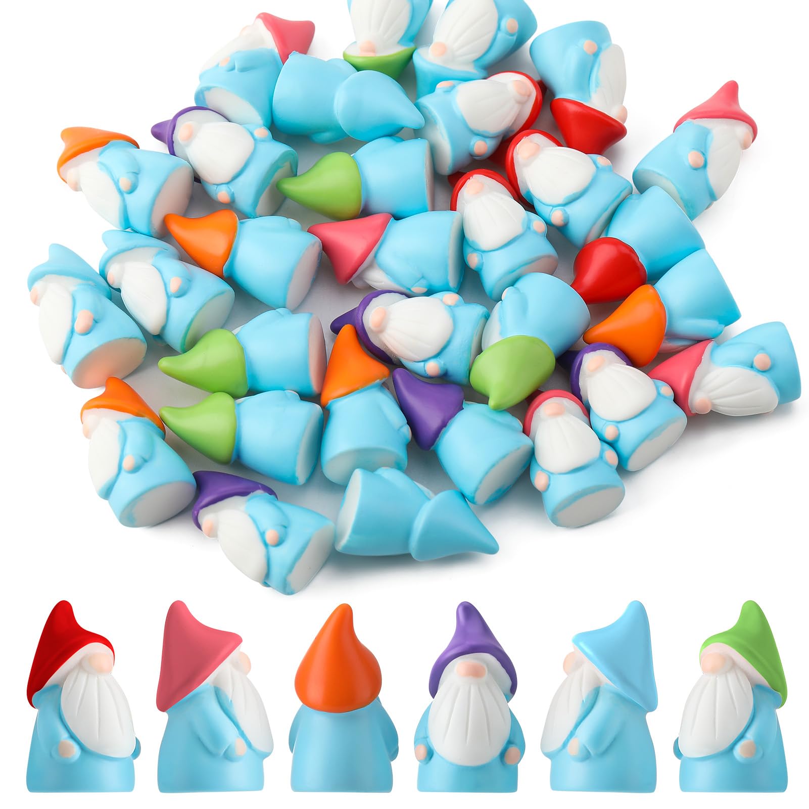 GGSTDDUP mini gnomes ornaments on a shelf add whimsical indoor charm.