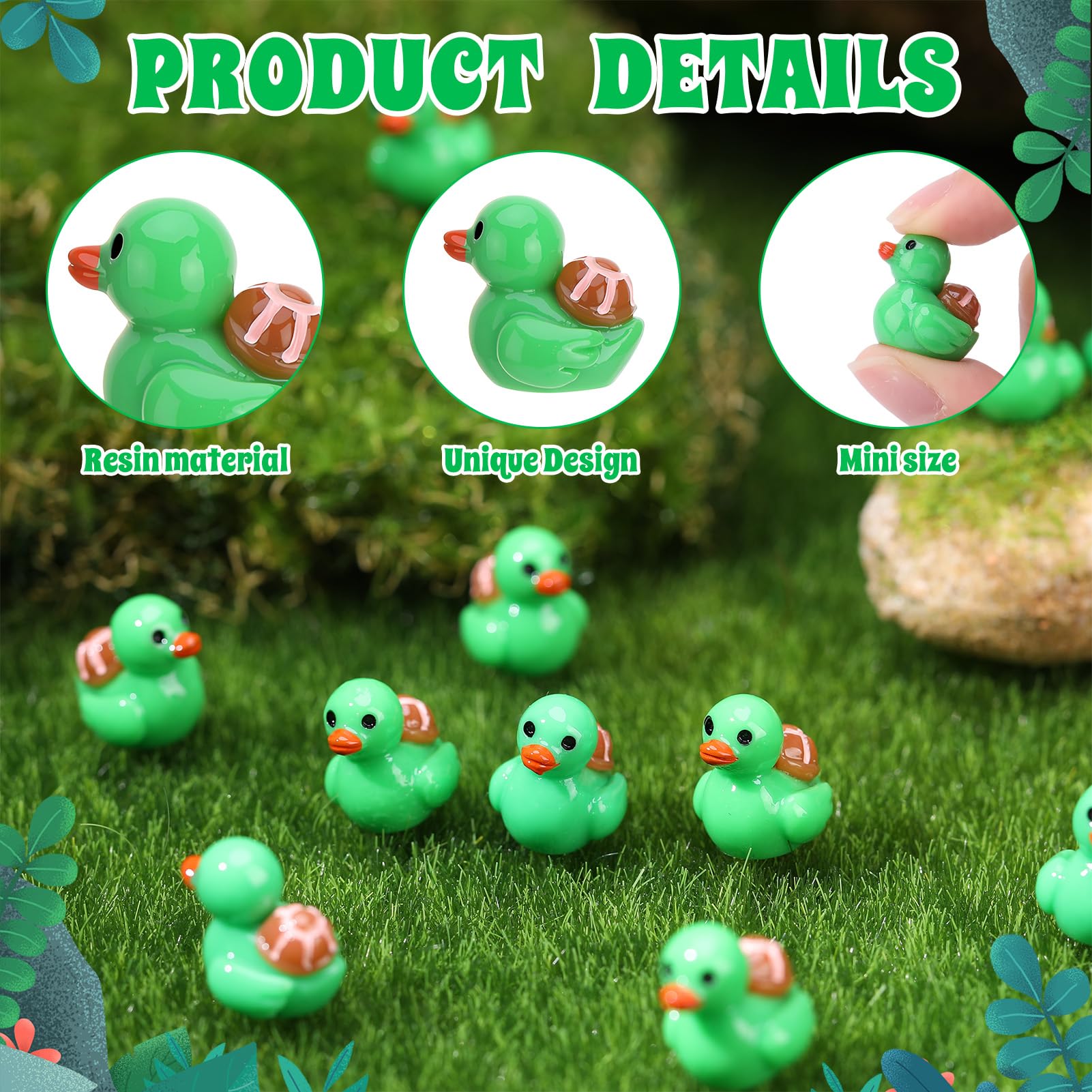 GGSTDDUP mini turtle resin ducks perfect for desk decor and tiny collection