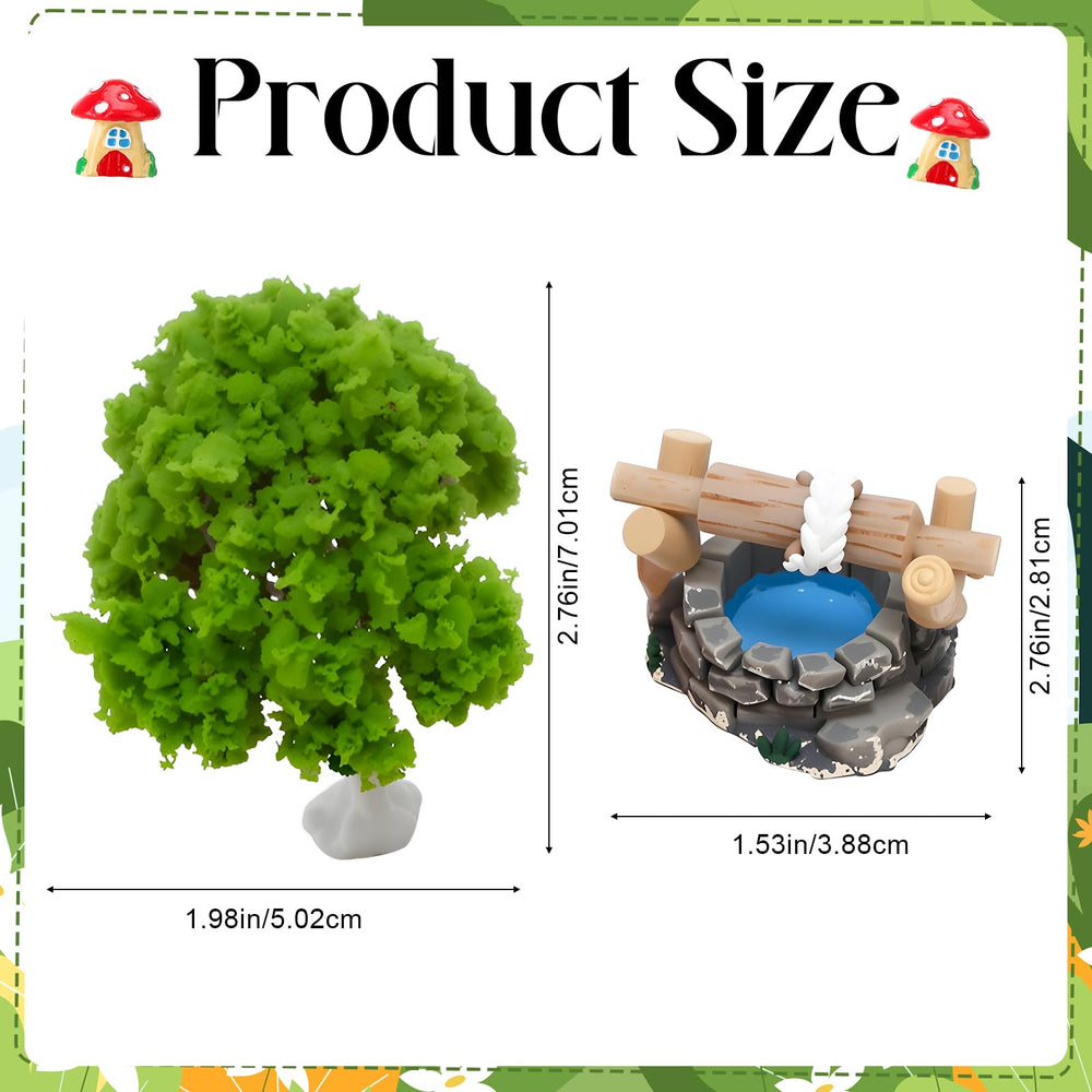 GGSTDDUP outdoor miniatures versatile decor for pots and shelves