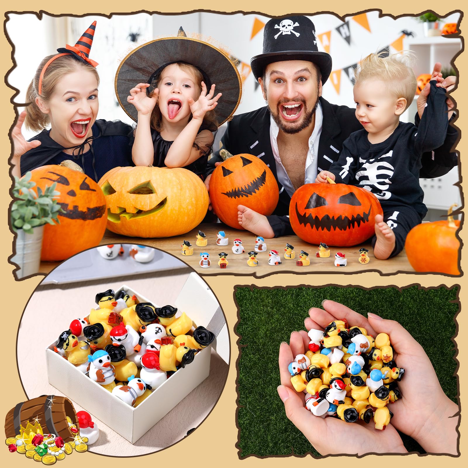 GGSTDDUP pirate duck party favors spark curiosity at events