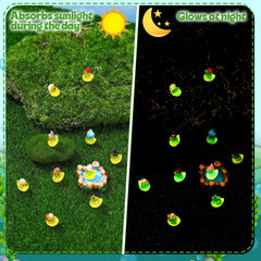 GGSTDDUP turtle mini figure, waterproof resin for long-lasting decor.