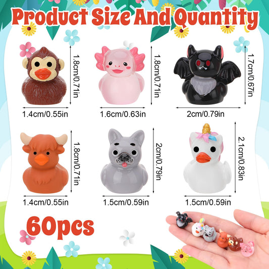 GGSTDDUP Unicorn Duck compact ornament adds playful charm to crafts