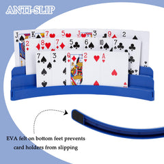 GHERPTE holds up to 45 standard playing cards for group games without frequent reshuffling.