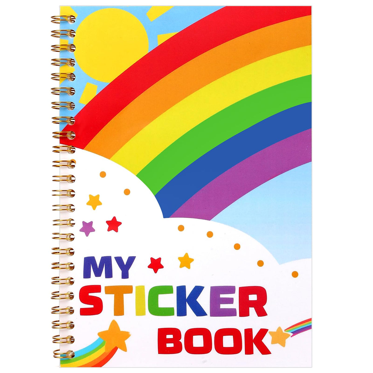 Ghexartf sticker collecting album cover with a cute design for organized gifting.