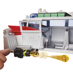 Ghostbusters Ecto-1 compatible with figures for immersive storytelling.