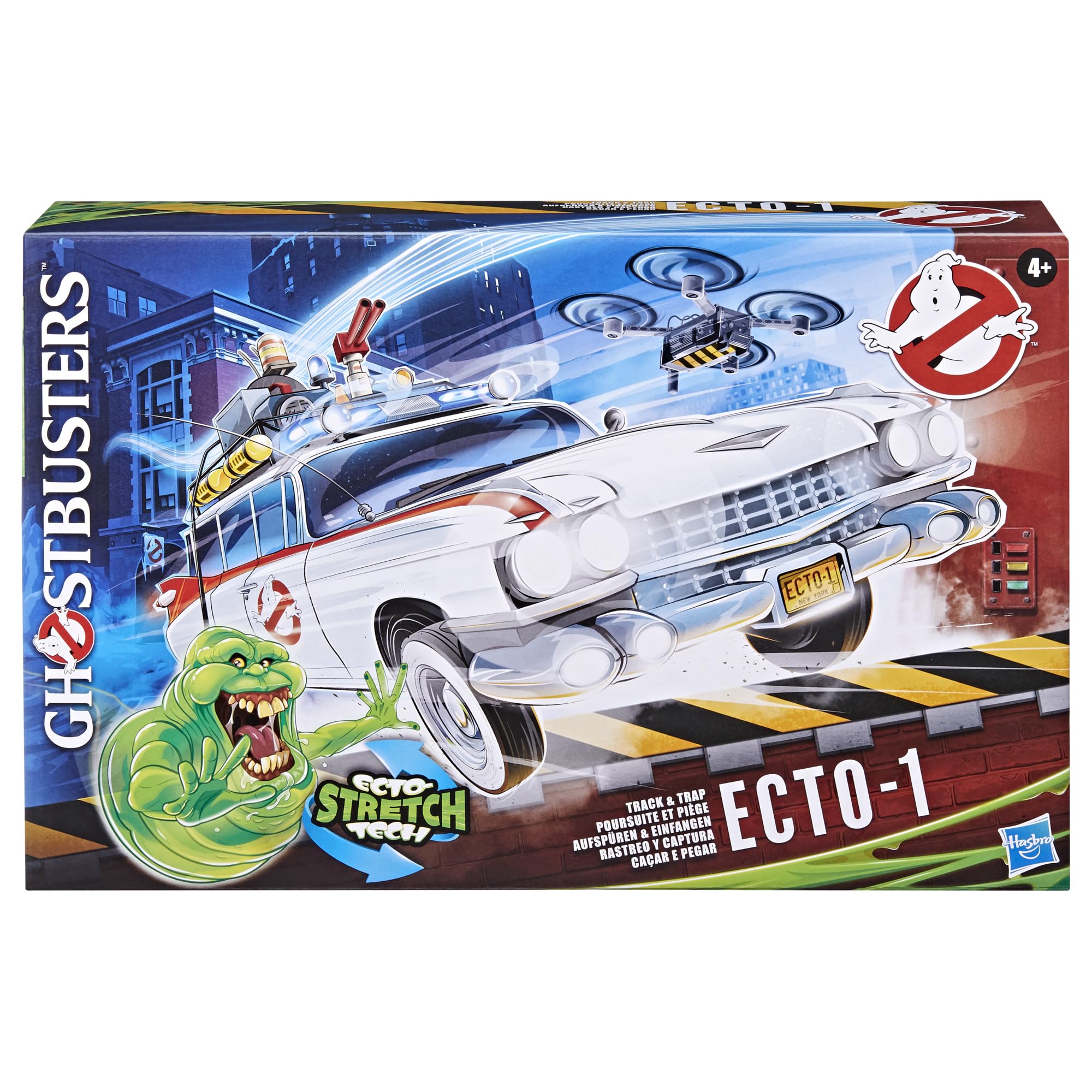 Ghostbusters Ecto-1 doors opening for interactive storytelling