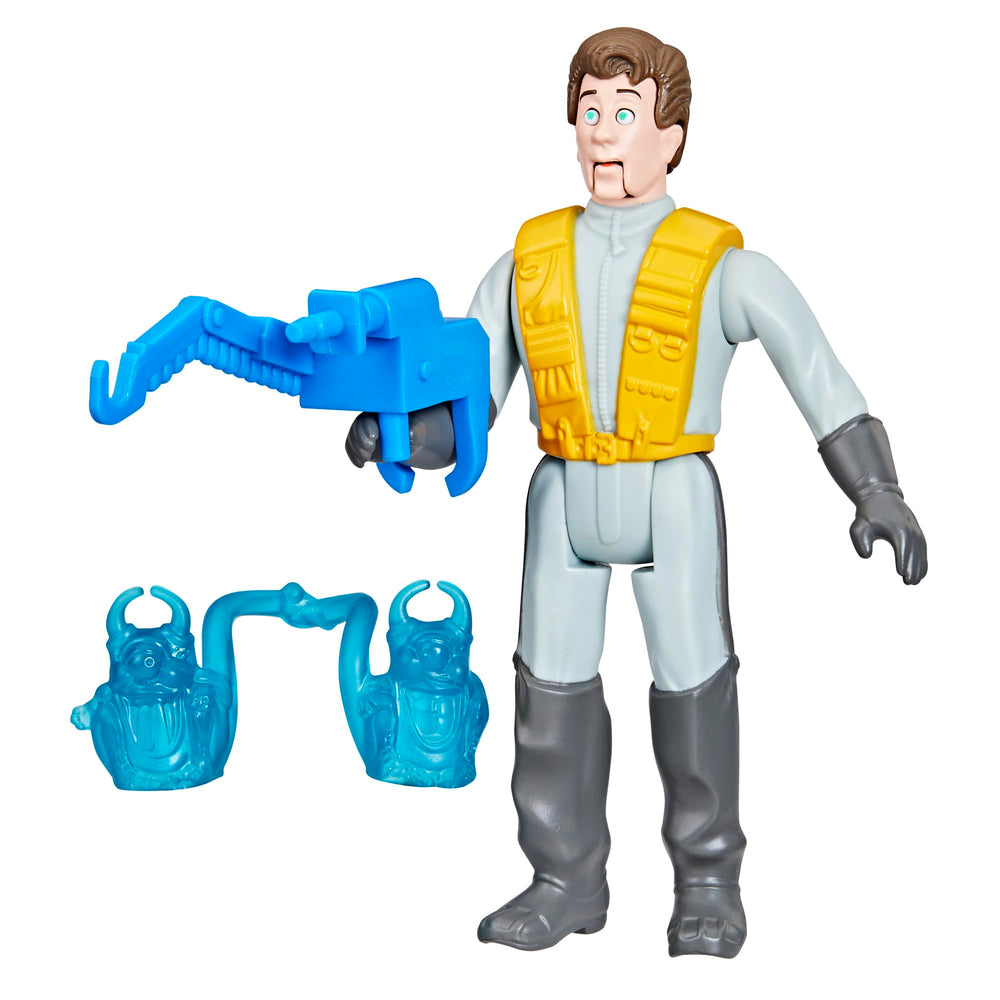 Ghostbusters eyes pop and jaw drop feature on Venkman for dramatic play.