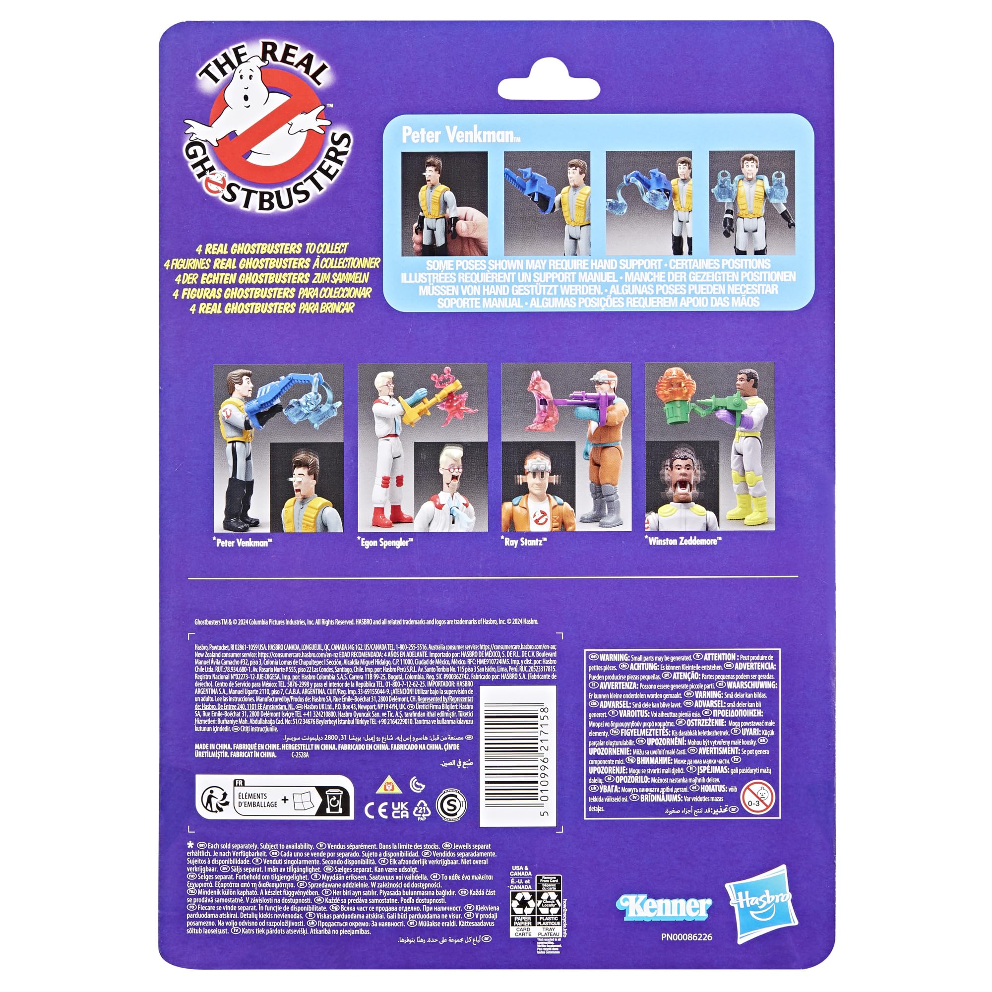 Ghostbusters Kenner classic packaging evokes authentic 1980s branding for collectors.