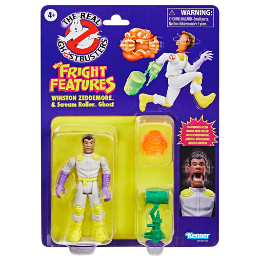 Ghostbusters Kenner Classics packaging for Winston Zeddemore figure enhances retro collection.