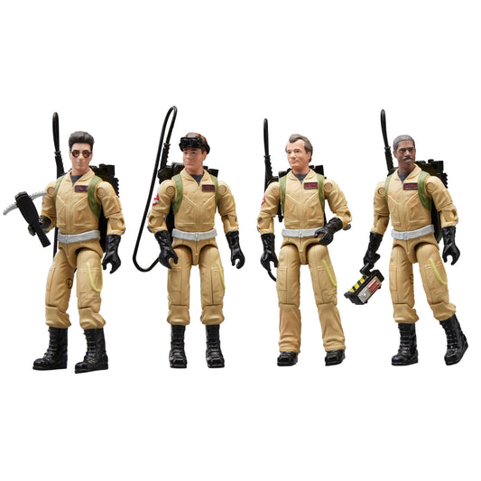 Ghostbusters Plasma Pack 40th Anniversary figures for shelving display and collection