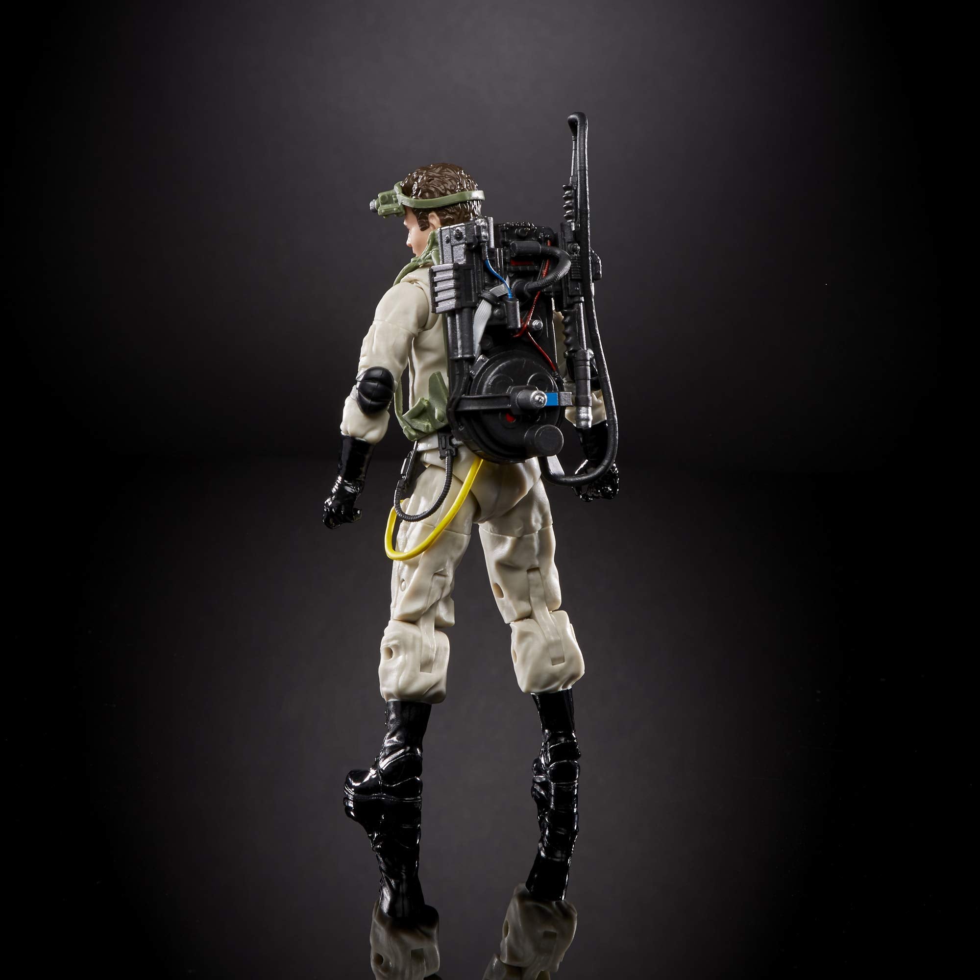 Poseable Ray Stantz figure showcases dynamic articulation for action-ready posing.