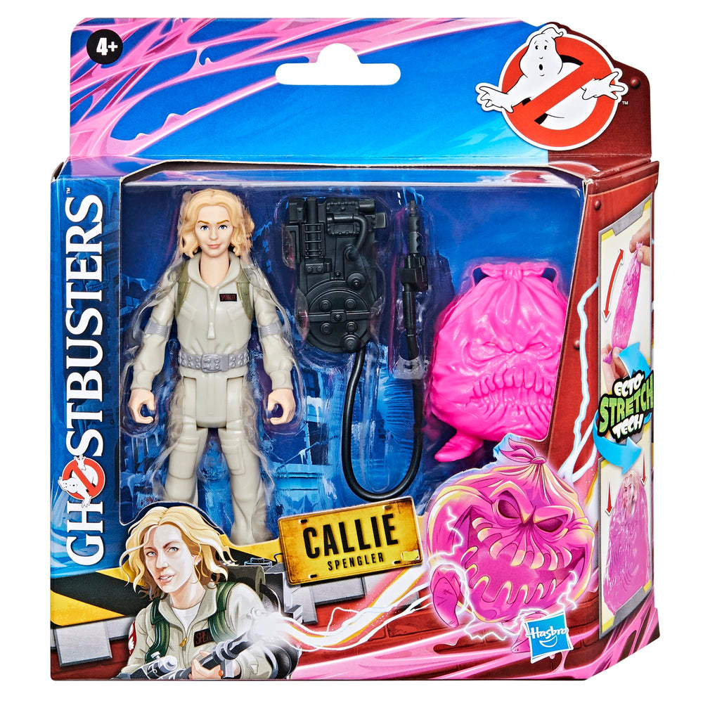Possessor ghost with Ecto-Stretch Tech stretching over Callie Spengler
