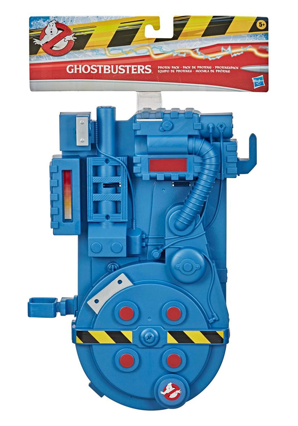 Ghostbusters Proton Pack display suggests gift-ready packaging for fans.