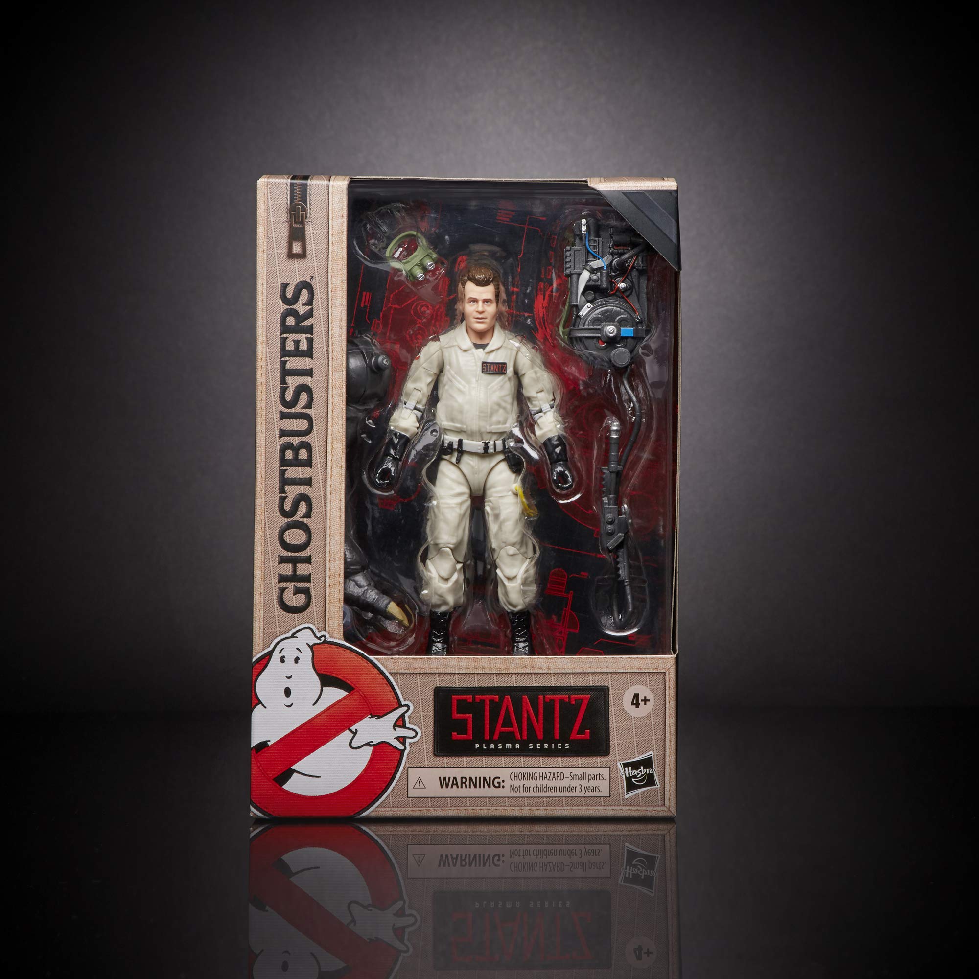Ray Stantz figure in classic 1984 styling boosts fan display.