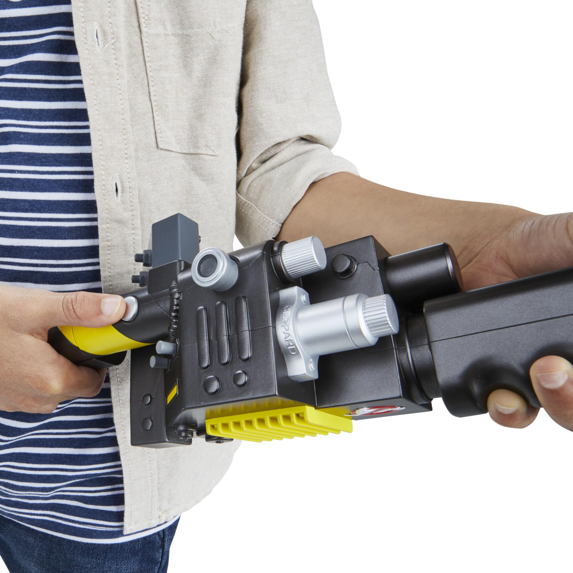 Gift-ready Ghostbusters blaster accessory for fans and kids.