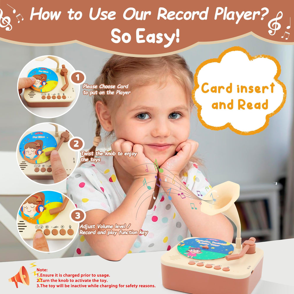 Ghousetec gift-pack with the phonograph ready for birthdays or holidays