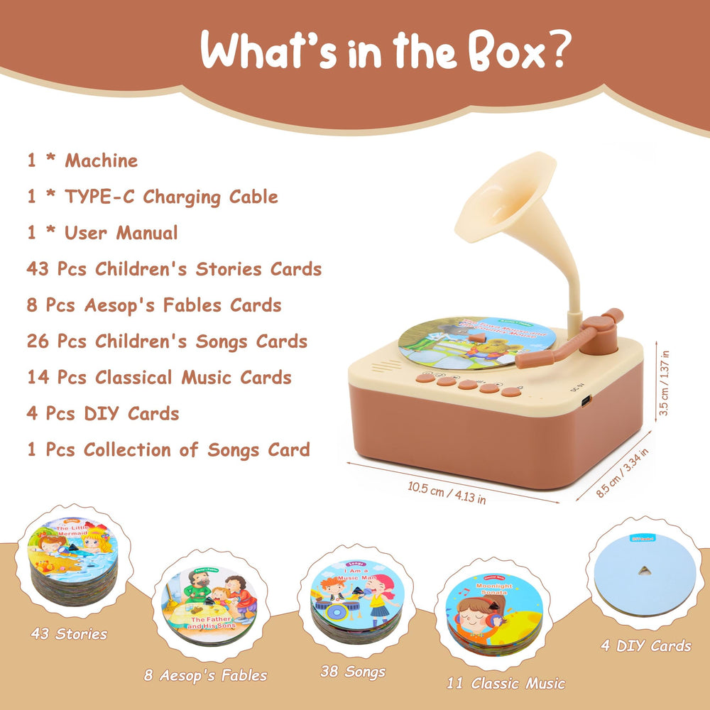 Ghousetec Kids Phonograph in use during playtime for storytelling and music