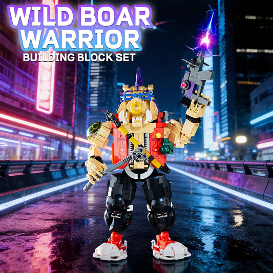 GHQYTPR Wild Boar Warrior shows drill-weapon detail for dramatic action scenes.