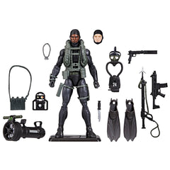 G.I. Joe 60th Anniversary Recon Diver figure in 6-inch scale for display and dynamic posing.