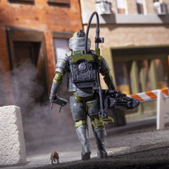 G.I. Joe backpack supports gear storage for dioramas.