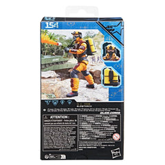 G.I. Joe Blowtorch accessory loadout complete for Classified Series display