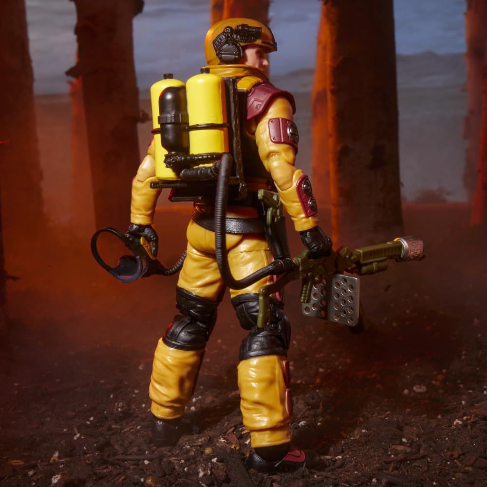 G.I. Joe Blowtorch flamethrower with flame effects for action scenes